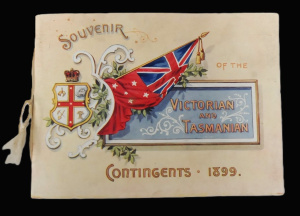Lot 175 - Vintage repro Boer War booklet Souvenir of the Victorian & Tasmani