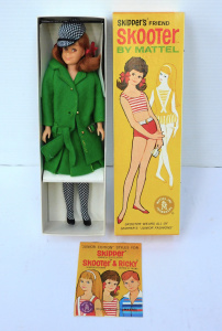 Lot 228 - Boxed Mattel c1963 Barbi Skippers - Scooter - Little Sister #1922 Town