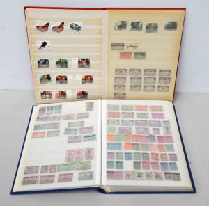 2 x Stamp Albums with contents, mostly early USA