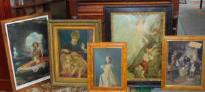 Lot 5 - 5 x Framed Victorian Pears prints & Chromolithographs - At Low Tide,
