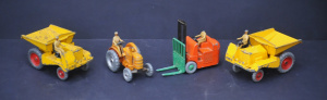 Lot 50 - Group lot of vintage Dinky Toys industrial vehicles including dump truc