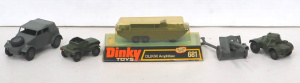 Lot 95 - Group of Dinky Toys WWII vehicles in good condition, including DUKW Amp