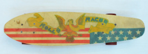Lot 104 - Vintage 1970s Rolls Racer Fibreglass Skateboard - Original Trucks &