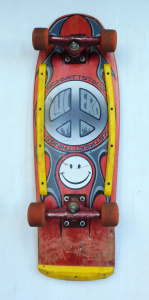 Lot 106 - Vintage Scmitt Stix John Lucero 'Street Thing' Skateboard Setup - Deck
