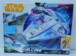 Lot 109 - Vintage Boxed Star Wars vehicle Millennium Falcon Kessel Run with Ligh