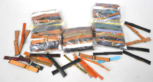 Lot 145 - 5 x Small bags of As New Ladies & Mens Leather Wristwatch Straps w