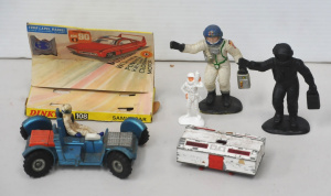 Lot 152 - Lot of Sci-Fi and Space toys, inc Dinky Luna Roving Vehicle and Eagle
