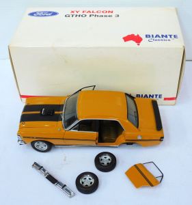 Lot 201 - Boxed 1-18 Biante Diecast Scale Model XY Falcon - Mustard (AF) - back