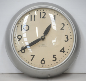 Lot 210 - Vintage Australian made EEA Timatic Wall Clock with British made Magen