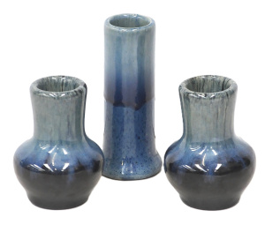 Lot 230 - 3 x Harold F Swanson (Active 1910-1930s) Australian Pottery Vases - Pa