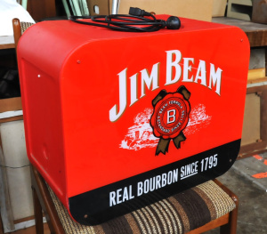 Modern Light Up Jim Beam Bourbon Light-Up Display Sign