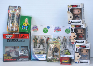Lot 38 - Box lot of Assorted boxed toys incl 3 x FuncoPOP Vinyl UFC Fighters, Fl