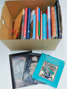 Lot 66 - Box Lot of Australian Art Books an Catalogues inc Margaret Preston, Dob