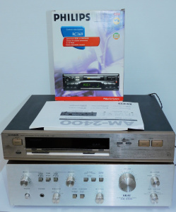 Lot 70 - 3 Pieces of Audio Equipment Luxman T-341L Tuner with Original Manual, A