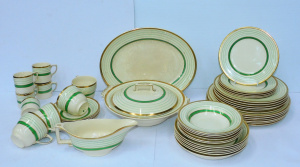 Lot 77 - Johnson Bros England, Victorian pattern Part Dinner Set - Gilt & Ap Lot 77 - Johnson Bros England, Victorian pattern Part Dinner Set - Gilt & Ap