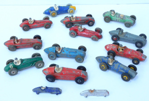 Lot 102 - Group Lot of Vintage Dinky Open Wheel Racing Cars
