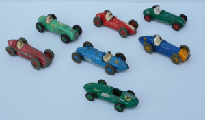 Lot 119 - Group Lot of Vintage Dinky Open Wheel Racing Cars Lot 119 - Group Lot of Vintage Dinky Open Wheel Racing Cars