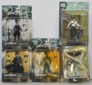 Lot 123 - 5 x Boxed The Matrix The Film Action Figures & Accessories incl Ag Lot 123 - 5 x Boxed The Matrix The Film Action Figures & Accessories incl Ag