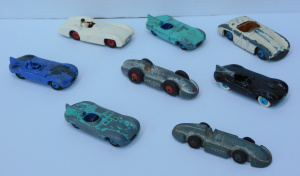 Lot 124 - Group Lot of Vintage Dinky Open Top Racing Cars