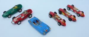 Lot 125 - 6 Vintage Diecast Corgi Racing Cars inc 3 Ferrari Formula 1 No 154, 2 Lot 125 - 6 Vintage Diecast Corgi Racing Cars inc 3 Ferrari Formula 1 No 154, 2