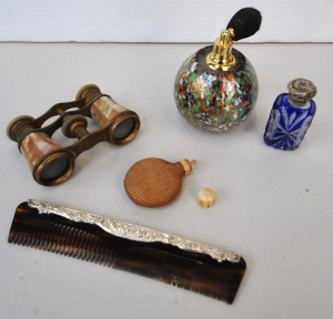 Lot 180 - Mixed Group lot inc Perfume Bottles - Ken Jasper Aust Art Glass Atomis