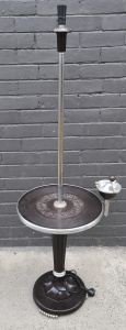 Lot 5 - Art Deco Bakelite & Chrome Smokers Table combination Lamp by Tilley