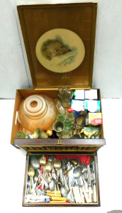 Lot 40 - Large Mixed Lot inc Assorted Large Bessie Pease Cutmann Print, Cutlery