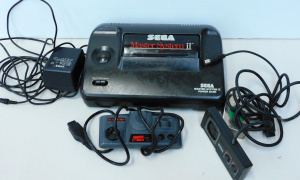 Lot 78 - Sega Master System 2 Console with Sega Controller (af) and Super Cobra