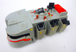 Lot 113 - Vintage Star Wars Imperial Troop Transport with 3 Restraints and Batte