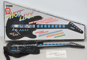 Lot 121 - Vintage Boxed 1989 Tyco Hot Lixx Computerized Electronic Guitar