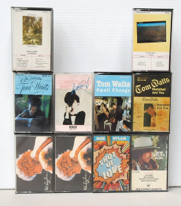 Lot 138 - Group lot Vintage Blues Rock Cassette Tape Albums inc Lou Reed, Tom Wa