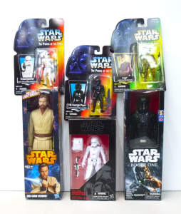 Lot 159 - Group Lot of Boxed and Carded Star Wars Figures inc Hasbro 12 Revenge