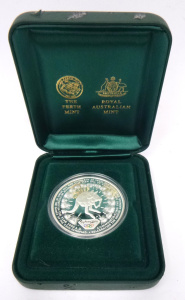 Lot 167 - Australian Proof Commemorative Five Dollar Silver Coin - 2000 Kangaro