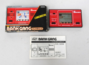 Lot 170 - Bandai Electronics Bank Gang LCD Game in Original Packaging c1982