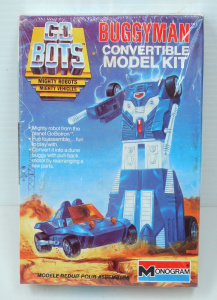 Lot 206 - Go Bots Buggyman Convertible Model Kit by Monogram in Original Box c19