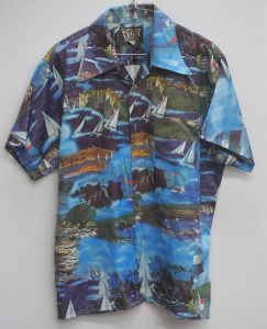 Lot 9 - Vintage c1970s Tracker Surf Gear Australia Mens Shirt - 100% polyester w