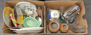 Lot 54 - Mix Lot o 2 Boxes inc Birko Electric Coffee Pot, Vintage English and Ja