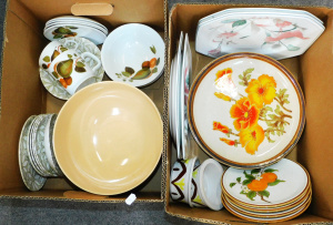 Lot 58 - Lot of 2 Boxes Retro Crockery inc Australian, New Zealand, Japanese, an