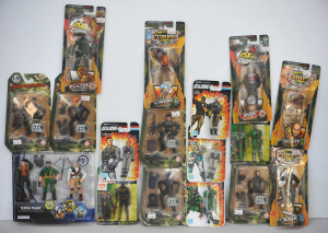Lot 89 - Group of Carded and Boxed Military Action Figures inc GI Joe, The Corps