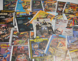 Lot 139 - Large Collection of Pinball Machine Sales Flyers inc 1989 Robocop by D