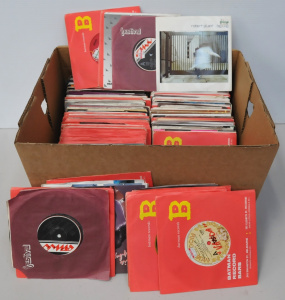 Lot 143 - Box Lot of 1980s Pop Vinyl 45s inc Bronski Beat, Stray Cats, Joey Temp