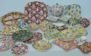 Lot 180 - Large Group lot Royal Winton All over Floral - Chintz - Various patter
