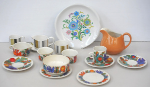 Lot 187 - Group of Retro Porcelain inc Villeroy & Boch Acapulco, Midwinter,