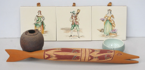 Small Group Australiana - small george Aslanis attributed Studio Pottery Vase w
