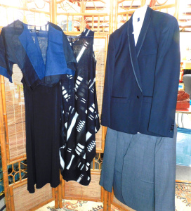 Lot 12 - Group lot - Modern mens & Womens Clothing - Tiffany Treloar 3 piece Lot 12 - Group lot - Modern mens & Womens Clothing - Tiffany Treloar 3 piece