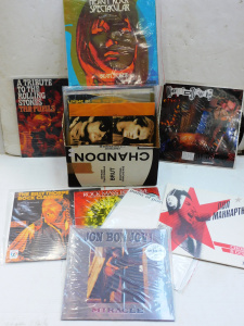Lot 50 - Group Lot of Pop and Obscure 12 Vinyls inc David Bowie, Skyhooks, Jon B Lot 50 - Group Lot of Pop and Obscure 12 Vinyls inc David Bowie, Skyhooks, Jon B