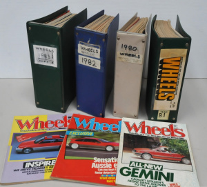 Lot 62 - Collection of 80s Wheels Magazine 1980-1983 in Wire Insert Binders 82 a