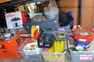 Lot 75 - Large Quantity of Household Hardware and Tools inc Ozito Electric Chain Lot 75 - Large Quantity of Household Hardware and Tools inc Ozito Electric Chain