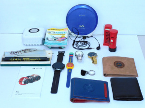 Lot 88 - Small box lot - Vintage & Modern items - old Aeroplane Jelly advert