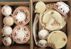 Lot 95 - 2 x Boxes English china Afternoon Tea set for 12 in Imari colours by St Lot 95 - 2 x Boxes English china Afternoon Tea set for 12 in Imari colours by St